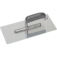 Meister Glättekelle 280 x 130 mm - 4-seitig geschliffen - Rostfreier Edelstahl / Glättkelle / Glättscheibe / Traufel…