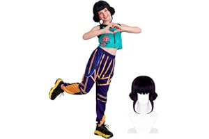 ZHOAOUAO Anime Cosplay Costume, Cosplay Kostüm Kinder mit Perücke, Anime Verkleidung Kinder, Kinderrollenspiele Kostümzubehör, Kinderkostüme für Halloween Karneval Fasching Dress-up Party