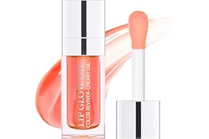 JEMPET Hydratant Lip Oil Lip Care - huile pour les lèvres Hydratant Plumping Glow Lip Gloss Nourrissant Teinté Baume à Lèvres (01-pink)