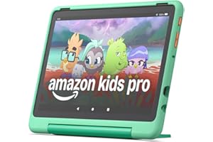 AMAZON Fire HD 10 Kids Pro-Tablet (Neueste Generation), für Kinder ab dem Grundschulalter | 10-Zoll-Display, lange Akkulaufzeit, Kindersicherung und dünne Hülle | Version 2023, 32 GB, Mintgrün