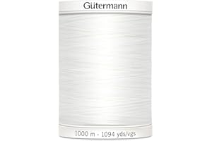 GÜTERMANN Gutermann (Sewing Thread) Sew All Thread 1000m - White (800)