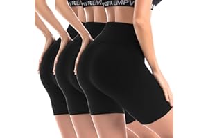 Leafigure Leggings Gym Shorts for Women， High Waisted Opaque Womens Cycling Shorts for Sport Yoga Gym