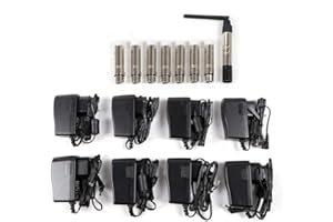 JINTAIHUA 512 8 pièces 1 émetteur 7 x récepteur Kit 2,4 G ISM sans fil pour fête DJ éclairage de scène