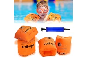 YEAPEAK Braccioli Bambini Swimming Arm Bands Gonfiabili Da Nuoto Braccioli Di Sicurezza Per Bambini Bracciali Gonfiabili Da Nuoto Galleggiante Braccioli Per Bambini e Neonati Di 3-9 Anni