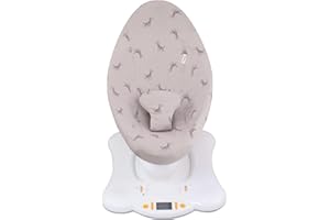 JYOKO Kids Funda de Algodón para Hamaca Compatible con Mamaroo 4moms, Mamaroo Rockaroo (Giraffe)