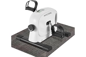 MOCOERL Mini-Fahrrad, Mini-Heimtrainer, Beinmaschine, digital, unter dem Schreibtisch, Fahrrad, Arm und Bein, Pedalgerät mit LCD-Display