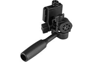 Andoer Rotula Tripode, Cabeza Fluidos Cabeza Hidráulica Tridimensional 360°, Rótula fluída para Fotografía y Vídeo,Trípode,Monopie,Deslizador,Cámara Réflex Digital,Videocámara