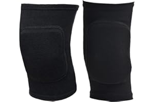 AZONELIFE Genouillères élastiques, genouillères pour hommes femmes enfants, genouillères de soutien enfants épaississement anti-collision éponge genouillère pour volleyball jogging tennis football (L)