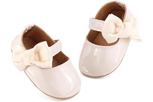 LACOFIA Zapatos Antideslizantes Primeros Pasos para bebé niñas con Suela Bailarinas bebé niña