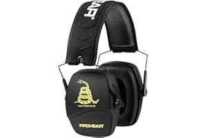 PROHEAR 016 Auriculares Antiruido Pasivos, NRR 26dB, Reducción de Ruido con Bolsa de Transporte, Protección Auditiva para Tiro, Fuegos Artificiales, Conciertos(negro)