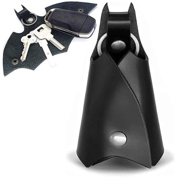 Onwomania Portachiavi In Metallo A Forma Di Pipistrello – Originale E Simpatico – Regalo Per Uomini, Donne E Bambini - 2