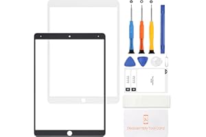 LADYSON Ersatz-LCD-Display Compatible für iPad Air 3 2019 3. Generation A2152 A2123 A2153 A2154 Front-Außenglas, Reparatur-Set mit Werkzeug (kein Touchscreen-Digitizer) (weiß)