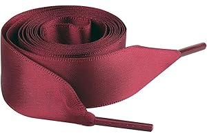 Jamron Piatto Seta Raso Nastro Lacci delle Scarpe 2CM di Larghezza per le Scarpe da Ginnastica Ballerine Pumps