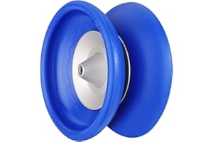Henrys A00011 Yo Viper Axys, Butterfly Jo mit elastischen Halbschalen, JoJo mit Quicktrick Technologie & Leichtlauf Kugellager, Yoyo für Kinder ab 6 Jahren & Erwachsene, blau