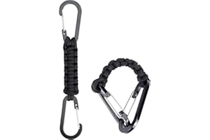 EOTW Keychain/Keyring with Carabiner Clips, Lanyard Key Chain with Locking D Ring Hooks Hangers Survival Kits Heavy Duty Army for Car Keys Boys Girls Men Women