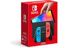 Nintendo Switch (OLED) Neon Red & Neon Blue Joy Con