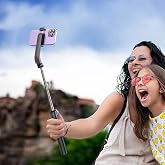 Coverzone Tripod Ve Selfie &Ccedil;ubuğu NP-01 Bluetooth Uzaktan Kumandalı Cep Telefonu Y&uuml;ksekliği Ayarlanabilir Masa&uuml;st&uuml; Portatif T