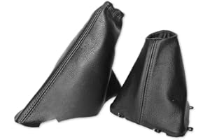 THE TUNING-SHOP LTD Soufflets de frein à main et levier de vitesse en cuir + cadre