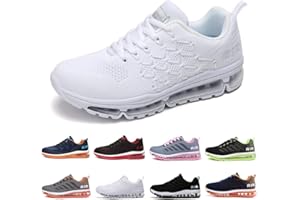 huysfika Womens Mens Trainers Gym Running Shoes Fashion Fitness Mesh Sneakers Casual Outdoor Walking Shoes, Size 3.5-10 UK