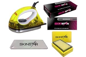 SkinStar Démarreur Ski Cire Kit, Fer de fartage Brosse Cire
