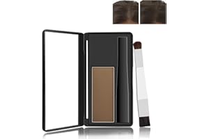 Boobeen Ensemble de poudre d'ombre à cheveux multi-usages, poudre de retouche de racine, palette de correcteur temporaire avec pinceau de maquillage, couvre instantanément la couleur des cheveux