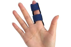 PASKYEE Trigger Finger Splint - Raddrizza le dita e i pollici rotti o piegati, stecca per dita a martello per stenosing, tenosinovite, sollievo dal dolore alle dita o bloccaggio tendine delle dita
