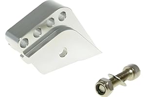 VICMA Höherlegungssatz CNC 4-Loch Platin für Peugeot stehend, Silber