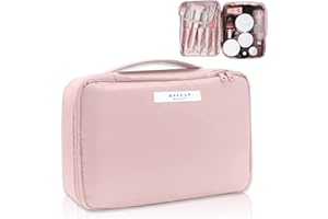 Cynamus Borsa da Toilette da Viaggio, Trousse da Viaggio, Beauty Case da Viaggio, Borse da Toilette Impermeabile Portatile per Donne, Perfetto per Viaggio/All'aperto (A)