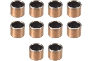 sourcing map Ölbarren 10Stk.Gleitlager, 8mm Bohrung x 10mm x 8mm Länge umwickelte