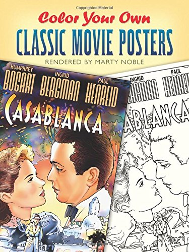 Télécharger Color Your Own Classic Movie Posters Livre eBook France