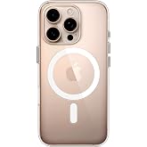 Crystal Clear Ultra Transparent Hybrid Material Case Semi-Soft Compatible with Origin+ Series MagSafe for Minesque iPhone 16 Pro Max