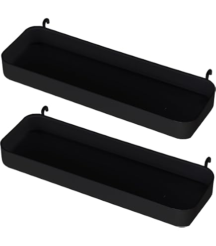 Lot De 5 Crochets De Rechange ULROAD Pour Barre IKEA FINTORP – 7 Cm Noir – Fabriqué En Allemagne