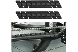 CYSKY 2 Pièces Protection de Chaîne de Vélo, Protection de Cadre de vélo, Support de Colle 3M Bien Collant, Durable, Léger