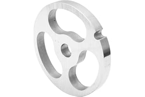 ‎IVICT #12 Edelstahl Fleischwolf Teller Scheiben Klingen für Kitchenaid Mixer FGA Food Chopper und Hobart, LEM, Cabelas, Weston, MTN Fleischwolf