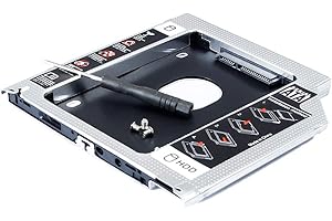 MAITLAN 2º HDD SSD HDD SSD Caddy para Apple MacBook Pro Unibody Mid-2012 A1278 13 pulgadas Laptop MD101LL/A MD102LL/A MD101 MD102, SATA3 Second Solid State Drive Encloure, CD DVD SuperDrive Optical Bay Nuevo