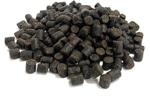 MALTBYS' STORES 1904 LTD 1kg 8mm High Oil Trout Pellets Quality Fishing Bait Halibut Style LGCB