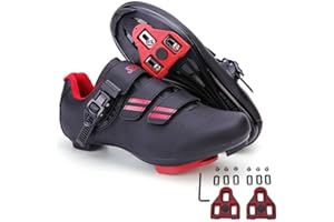 MEIJU Mateju Chaussures de Cyclisme de vélo de Route Respirantes Chaussures de vélo pour Homme/Femme avec Look SPD-SL Delta Cleats Chaussures Indoor/Outdoor
