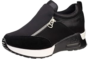 wealsex Mujer Zapatillas de deporte Correr Sneakers Casual Pies Gimnasio Aumentado Dentro de 2,5 cm