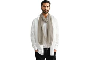 creazioni unique Sciarpa Uomo in Fibra di Bamboo Primavera Estate MADE IN ITALY - Foulard Sciarpa Uomo Leggera e Traspirante