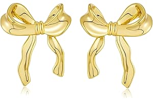 ARTSKIN Kolczyki damskie, 18-karatowe złoto, Chunky Teardrop Hoops, kolczyki dla kobiet, lekkie kolczyki z otwartymi pętlami, hipoalergiczne kolczyki dla kobiet i dziewcząt