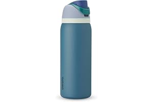 Owala FreeSip isolerad vattenflaska i rostfritt stål, 945 ml, denim | Isolerat rostfritt stål