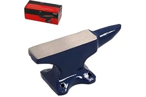SBZ Mini Cast Iron Anvil Block | Ideal for Jewelry, Small Metal Crafts & Wire Work | 5" Length, 450g