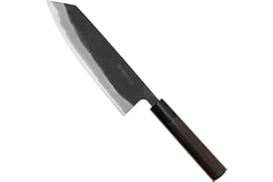 EDEN QUALITY PRODUCTS Eden Kanso Aogami Kiritsuke 18 cm EQ2040-418, Coltello da Cucina Giapponese Tradizionale Fatto a Mano
