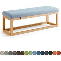 Bankauflage Sitzkissen 110x30x5 Cm – Wasserdichter Bezug, Rutschfeste Unterseite, Mit Abnehmbarem Bezug, Für Gartenbank & Fensterbank