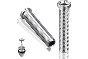 SWTYExt 2 sztuki śruba drążona do zlewu M12 x 30 mm śruba odpływowa ze stali nierdzewnej 30 mm do ceramicznych zlewozmywaków kuchennych i umywalek