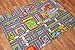 Children's Play Village Mat Town City Roads Rug 95cm x 133cm (3ft 1" x 4ft 4")