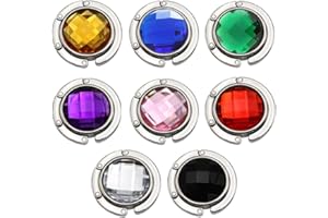 Hitopin 8 Pièces Crochet Sac à Main Portable, Crochet Sac à Main Table, Accroche Sac a Main pour Table, Porte Sac à Main Pliable en Métal, pour Table, Restaurant, Bureau, Bars, Cafés