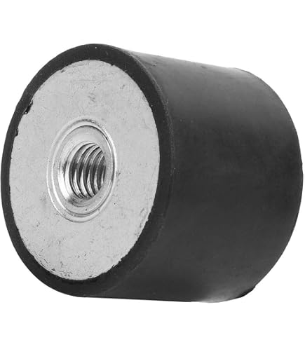 Supports Caoutchouc Anti-Vibrations M8-40x40mm - Lot 4 Isolateurs Pour Compresseur Air Moteur