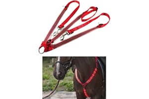 AimdonR LED Pferdegeschirr, Horse Breastplate Collar Hohe Sichtbarkeit Tack Für Reiten Einstellbare Sicherheitsausrüstung
