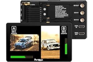 PortKeys BM7II DS Monitor Monitor de Control de cámara inalámbrico 7 "2.4G 3D LUT HDM SDI 2200nit Amplia 1920 × 1080